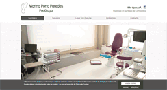 Desktop Screenshot of podologiamarinaporto.es